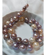 Edison pearl strand mailnly in dark purple and mix with other colors  X&#39;... - $180.00