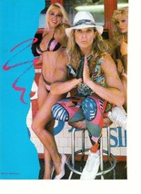 David Lee Roth teen magazine pinup clipping stool swimsuit model Van Halen - $3.50