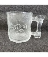 1993 McDonald&#39;s The FlintstoneS Pre Dawn Glass Mug Bone Handel. - £6.65 GBP