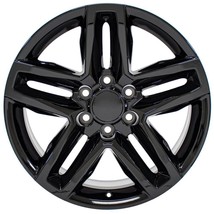 Gloss Black 20&quot; Trail Boss Style Wheels 2000-2023 Chevy Silverado Tahoe ... - £855.58 GBP