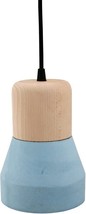 SPECIMEN by Decha Archjananun Suspension Lamp Cement Wood Blue Size 5&quot; X 5&quot; - £126.72 GBP