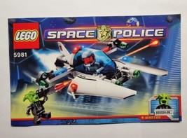 LEGO Space Police 5981 Raid VPR.  Instruction Manual ONLY  - $6.92