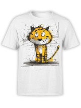 FANTUCCI Tiger T-Shirt Collection | Scribble Tiger T-Shirt | Unisex - $21.99+