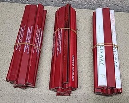 Lot of 45 Carpenters Pencils Wooden 7&quot; Wood Flat Hard Lead BRANDED Easy ... - $523.52 MXN