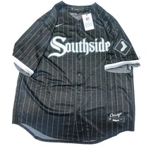 Nike Chicago White Sox Southside Full Button Jersey Mens XL City Connect Black - £88.40 GBP