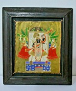 Vintage Handmade Picture of Hindu Goddess Kali Maa Kali , Painting on Brass - $1,609.68 MXN