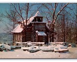 Wilderness Log Church Silver Dollar City Missouri MO Chrome Postcard R1 - $2.92