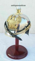 Wwi German Prussian Pickelhaube Helmet Brass Accents Imperial Officer Spike Helm - £94.71 GBP