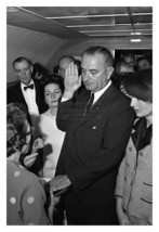 President Lyndon B. Johnson Being Sworn In After Jfk Ass ASIN Ation 4X6 Photo - £6.27 GBP