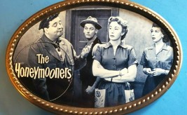 Vtg Television &quot;The Honeymooners&quot; Photo Epoxy Buckle - £13.97 GBP