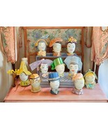 1950s Egg Head Handmade Party Favor Card Auxiliary Clubs 11 Fancy Ladies... - $2,208.95 CAD