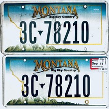 2011 United States Montana Sheridan County Passenger License Plate 3C 78210 - £18.61 GBP
