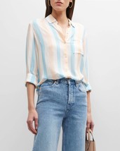 Rails josephine striped button-front shirt in DAYLIGHT STRIPE - size XS - £91.67 GBP