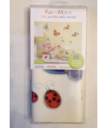 RoomMates Self Stick Wall Appliques Room Decal NOS BUTTERFLY LADY BUG DR... - $187.21 MXN