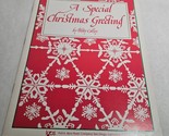 A Special Christmas Greeting by Betty Colley Songbook - $5.98