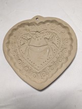 Vintage Brown Bag Cookie Market Mold Wedding Heart Birds Doves Floral Bo... - £19.65 GBP