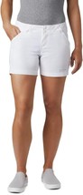 Columbia PFG Coral Point II Shorts Womens M White Omni Shade Nylon - $24.62