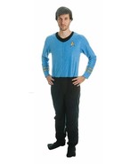 Star Trek Men&#39;s Costume Lounge Uniform Union Suit Sz M BLUE NWT - $25.34 CAD