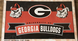 BSI NCAA College Georgia Bulldogs 3 X 5 Foot Flag Logo Mascot Mancave - $21.99