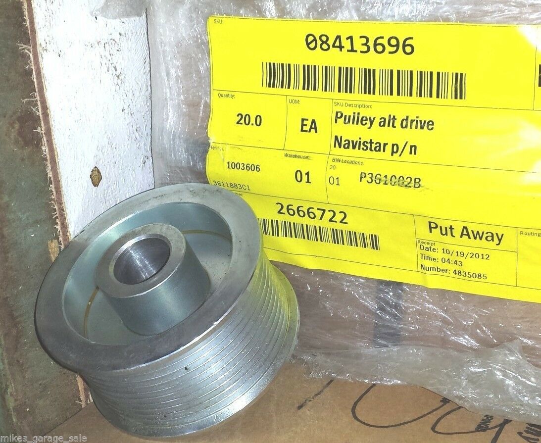2666722 NAVISTAR ALTERNATOR PULLEY P361002B MONACO COACH 08413696 - $12.96