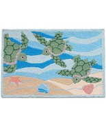 Green Turtles Swimming JB-PB002 Jellybean Rug 20 x 30 Machine Washable - $62.94 CAD