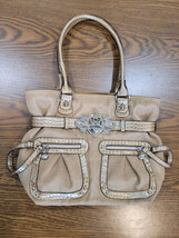 Women&#39;s Kathy Van Zeeland Purse Tan Shoulder Bag - £36.70 GBP