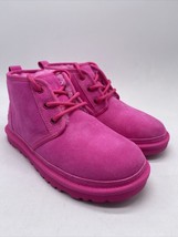 UGG Womens Neumel High 1094269 Hot Pink Suede Round Toe Ankle Snow Boots Size 6 - £90.95 GBP