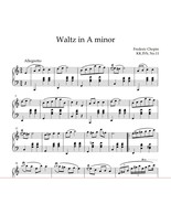 Frederic Chopin - Waltz in A minor (Sheet Music Pdf) - $2.25