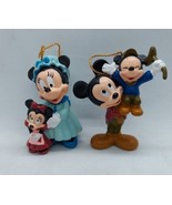 Avon 1992 Mickey Mouse And Minnie Mouse Ornaments - $22.76