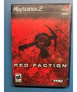 Red Faction - Sony Playstation 2 Tested Authentic - $505.86 MXN