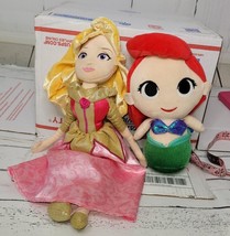 Lot of Disney Store Princess Plush. Aurora Golden And Ariel. - £14.09 GBP