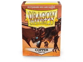 Matte Copper 100 ct Dragon Shield Sleeves Standard Size FREE SHIPPING 10... - £18.21 GBP