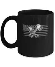 Coffee Mug Funny American Flag Piston Patriotic  - £16.04 GBP