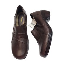 Thom McAn Dark Brown Deidre Slip On Clogs Loafers Size 9M NEW with Tags - £22.90 GBP