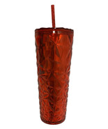 Starbucks Christmas 2023 Red Diamond Prism Crystal Tumbler (Cold Cup) 24... - £19.68 GBP