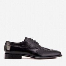 The Arven Black Python Leather Men Shoe image 8