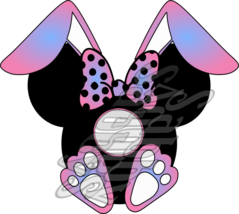 Mouse Bunny-Easter-Digital ClipArt-Art Clip-Gift Tag-Notebook-Scrapbook-banner-b - £1.00 GBP
