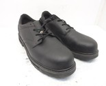 Dakota Men&#39;s Lace-Up Steel Toe Sport Oxford Shoes 3023 Black Leather Siz... - $49.87