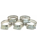 Pack of (5) Approximately 1-3/4&quot; Size 20 Hose Clamps 19 - 44mm - $13.62