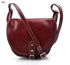 Women handbag leather bag clutch hobo bag shoulder bag red crossbody bag  - £135.89 GBP