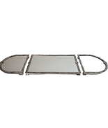 English Silver Plate 3-Section Mirror Plateau 44.5&quot; - $2,406.95