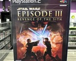 Star Wars Episode III 3: Revenge Of The Sith (Sony PlayStation 2) PS2 Co... - $11.21