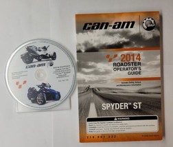 2014 Can Am Roadster Spyder ST Owner's Manual Operators Guide With DVD - $49.49