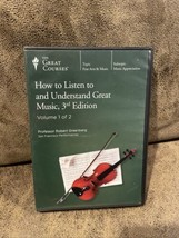 The Great Courses How To Listen To And Understand Music 3rd Edition Vol 1 &amp; 2 - $13.86