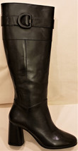 GEOX Knee High Boots Sz- EU 40/US~10 Black Leather - £87.91 GBP