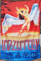 LED ZEPPELIN Icarus Logo FLAG CLOTH POSTER BANNER CD Plant - £15.80 GBP