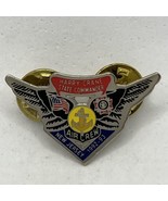 New Jersey Air Crew VFW Veterans Of Foreign Wars Patriotic Enamel Lapel ... - $7.95