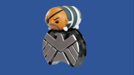 NEW Marvel Tsum Tsum Figure Nick Fury with SHIELD Base - $151.29 MXN
