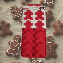 Gingerbread Man Silicone Candy Mold Chocolate Melts Winter Clay Heat Res... - £13.20 GBP