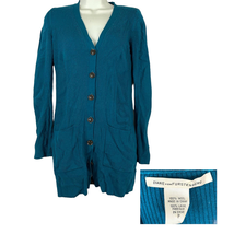 Diane Von Furstenberg Wool Long Cardigan Sweater SMALL - £39.00 GBP